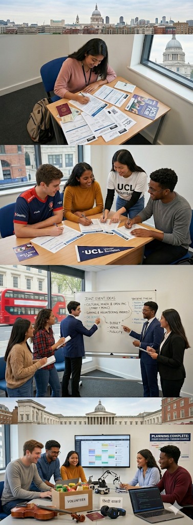 Students planning a club